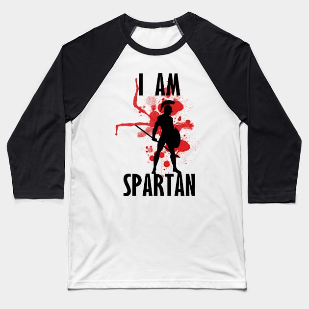I am spartan Baseball T-Shirt by simonartist